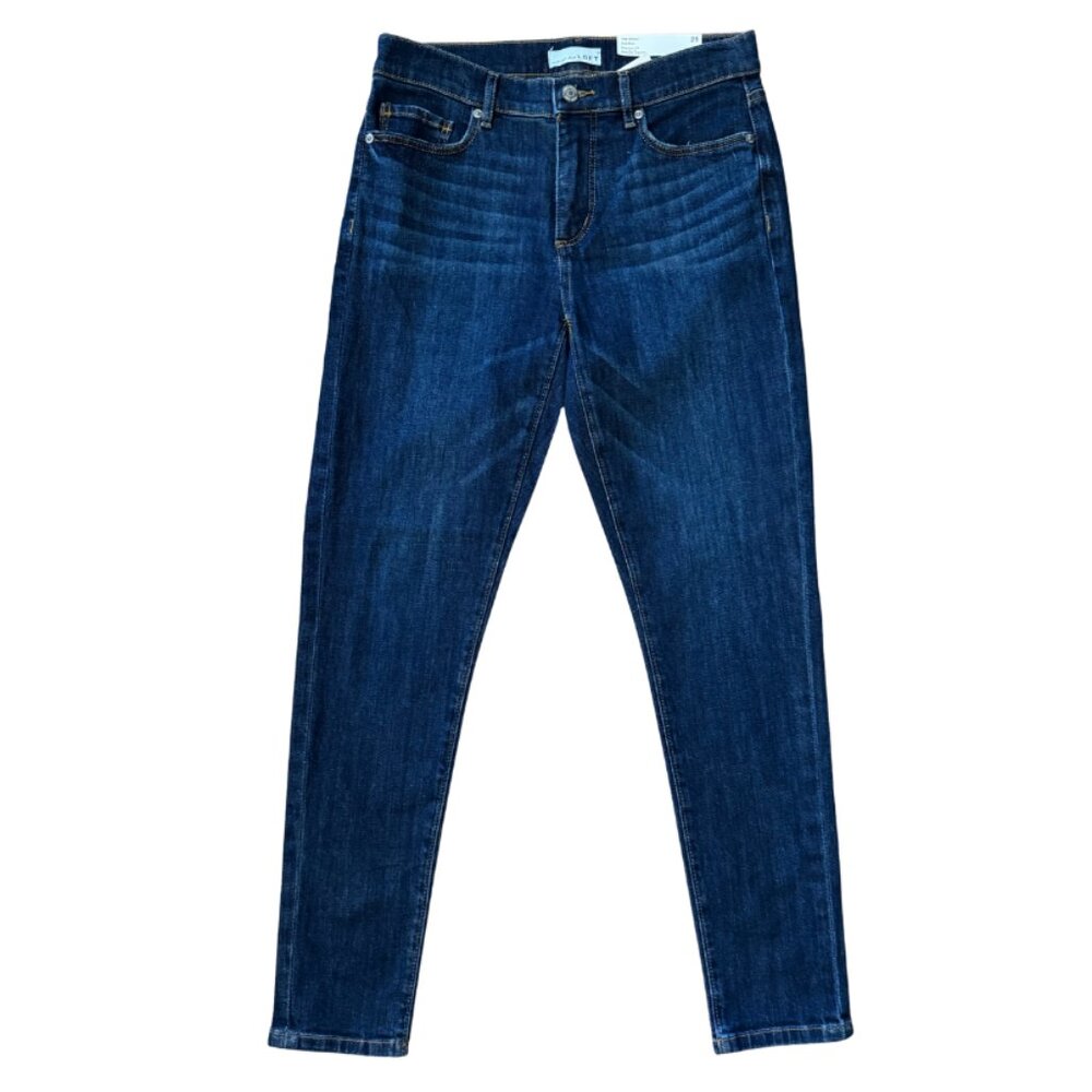 LOFT The Skinny Mid Rise Jean in Rich Dark Indigo Size 0 / 25